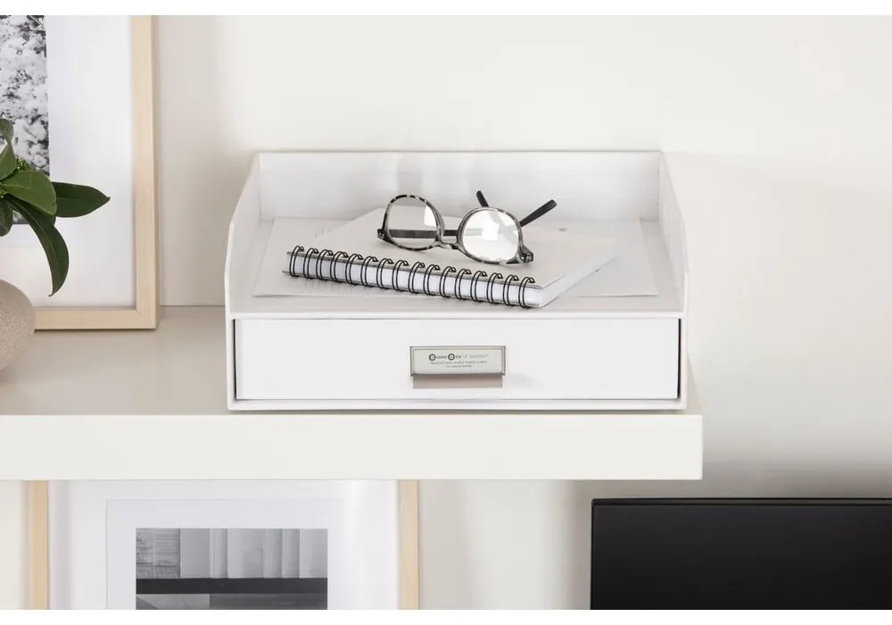 Картонен органайзер за докумнети с чекмедже Walter – Bigso Box of Sweden