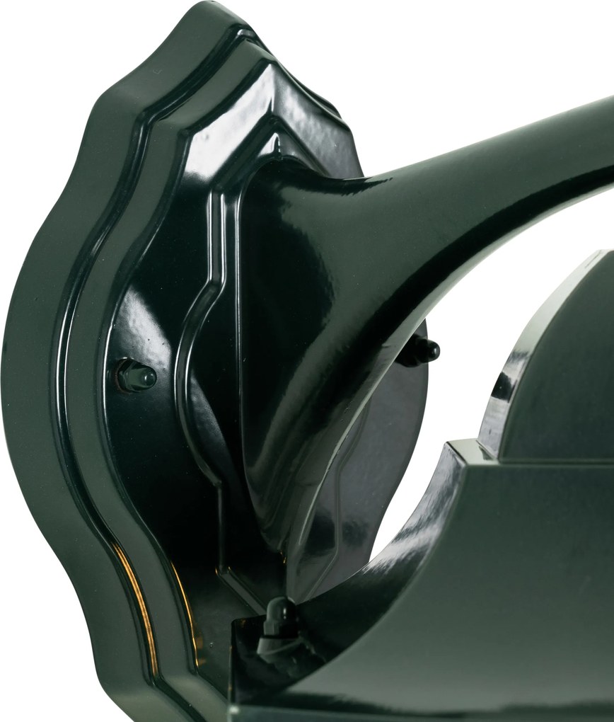 Класически външен стенен фенер тъмно зелен IP44 - Ню Орлиънс надолу