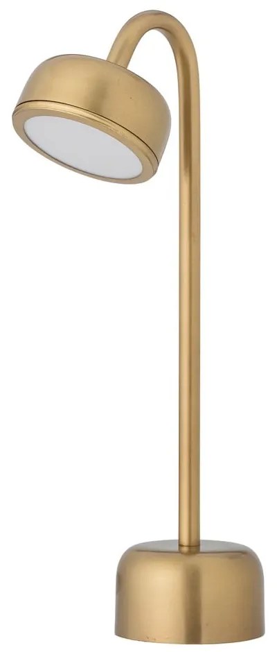 LED затъмняваща се настолна лампа в златист цвят с метален абажур (височина 35,5 cm) Niko – Bloomingville