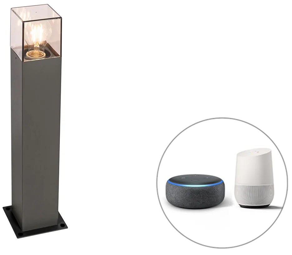 Интелигентна стоеща външна лампа антрацит 50 см с WiFi P45 - Denmark