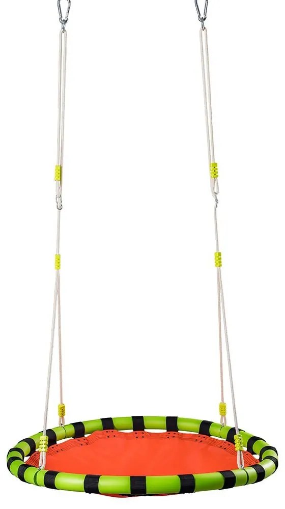 Woody - Кръгла люлка, оранжева