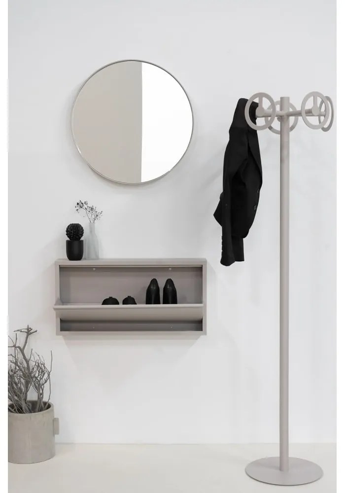 Кафяво-сива метална накланяща се стойка за обувки 75x37,5x12,5 cm Billy – Spinder Design