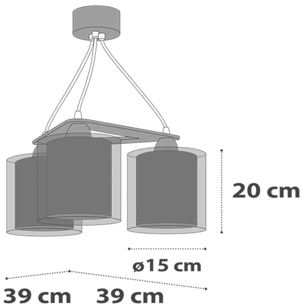 Покривна лампа Ango Police 3light