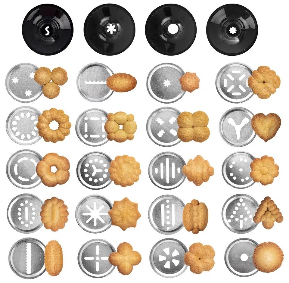 Преса за тесто с 24 броя приставки Cookie – Orion