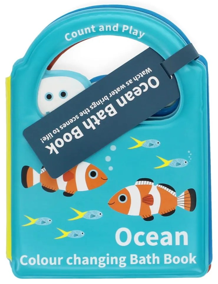 Интерактивна играчка Colour changing bath book Ocean – Rex London