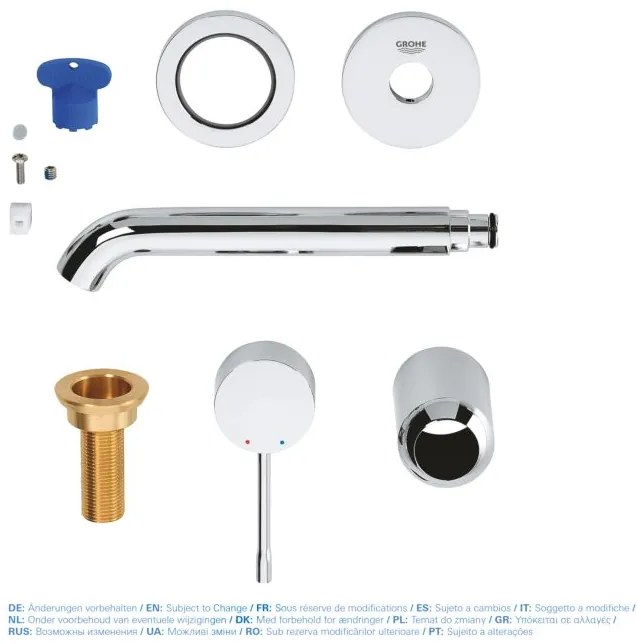Кран за мивка Grohe Essence New-Дължина 23 см.-Бронз mat