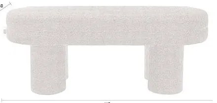 Кафява пейка от букле Fern – Dutchbone