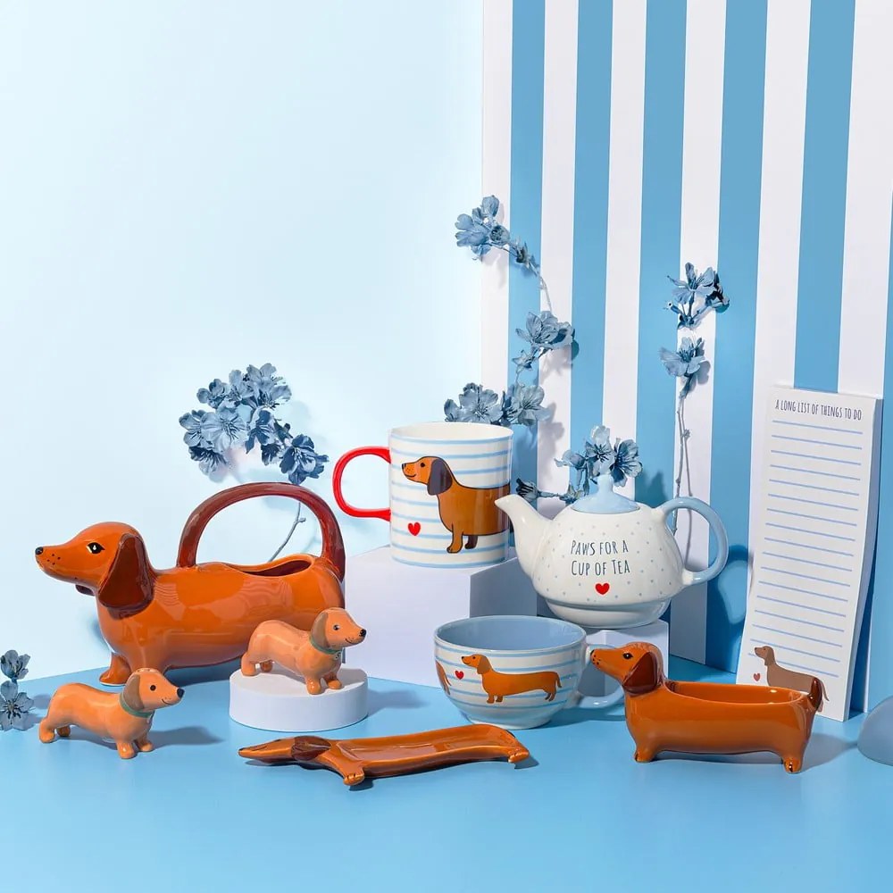 Порцеланова лейка за поливане Sausage Dog – Sass & Belle