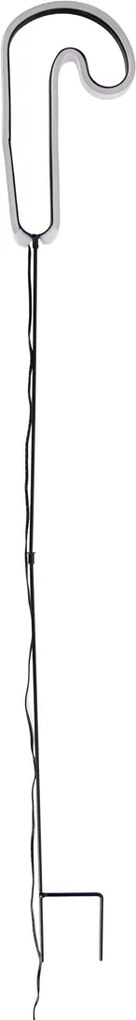 Коледна неонова лампа за забиване червена захарна тръстика с LED и таймер IP44 - Fura