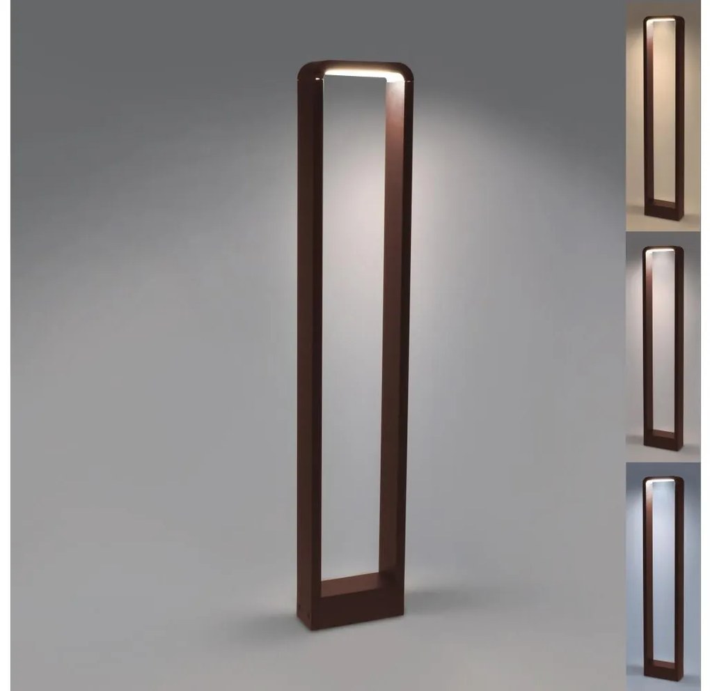 Brilagi - LED външна лампа BARI LED/7W/230V 3000/4000/6000K кафява IP54 80 см