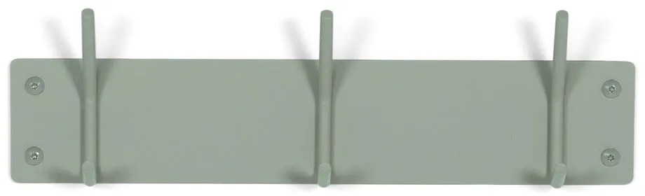 Сиво-зелена метална стенна закачалка 40 cm Fusion – Spinder Design
