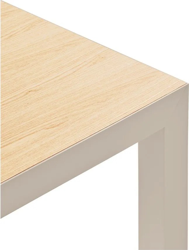 Трапезна маса с дъбова дървена плоскост 75x180 cm Alma – Teulat