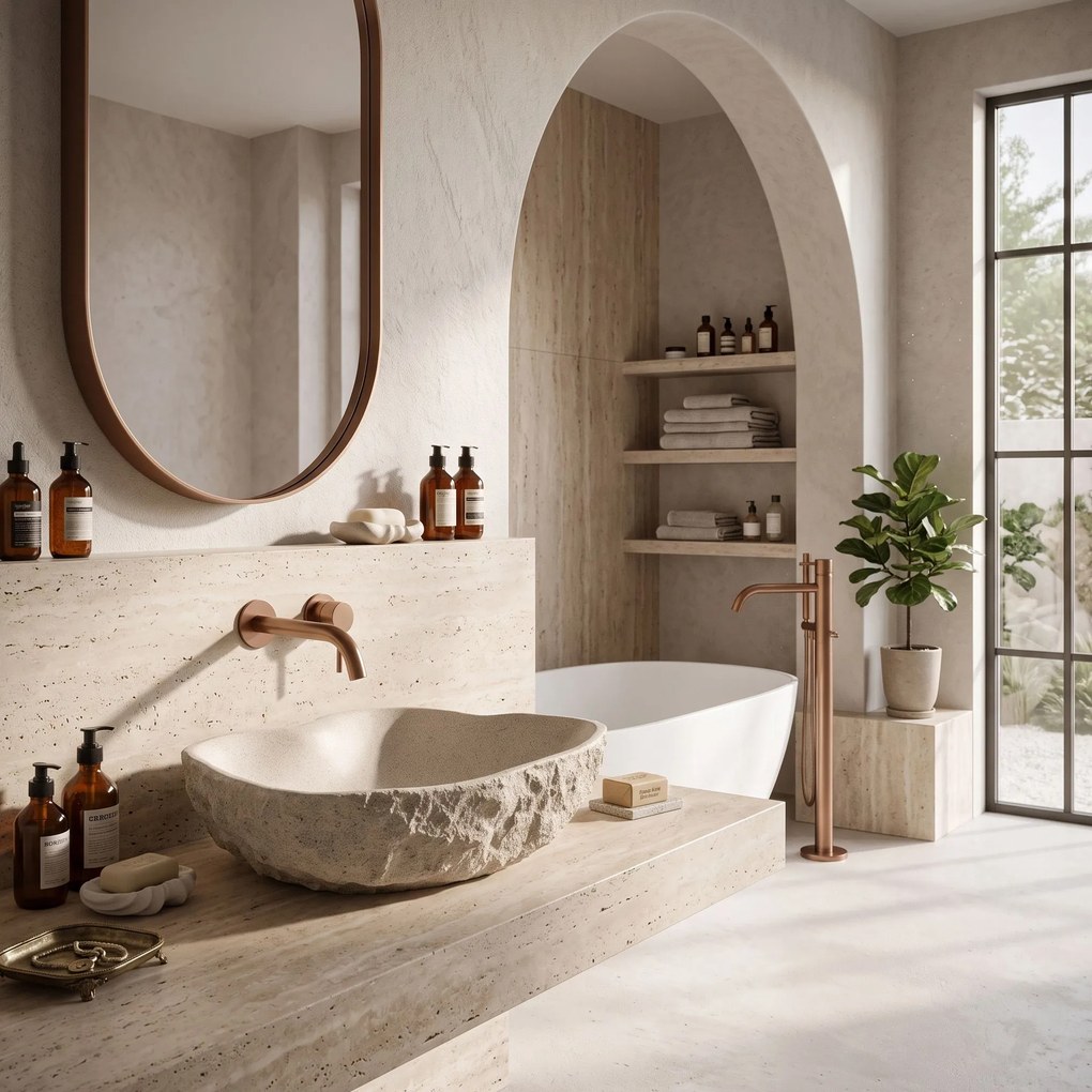 Умивалник за плот Isla Warm Beige