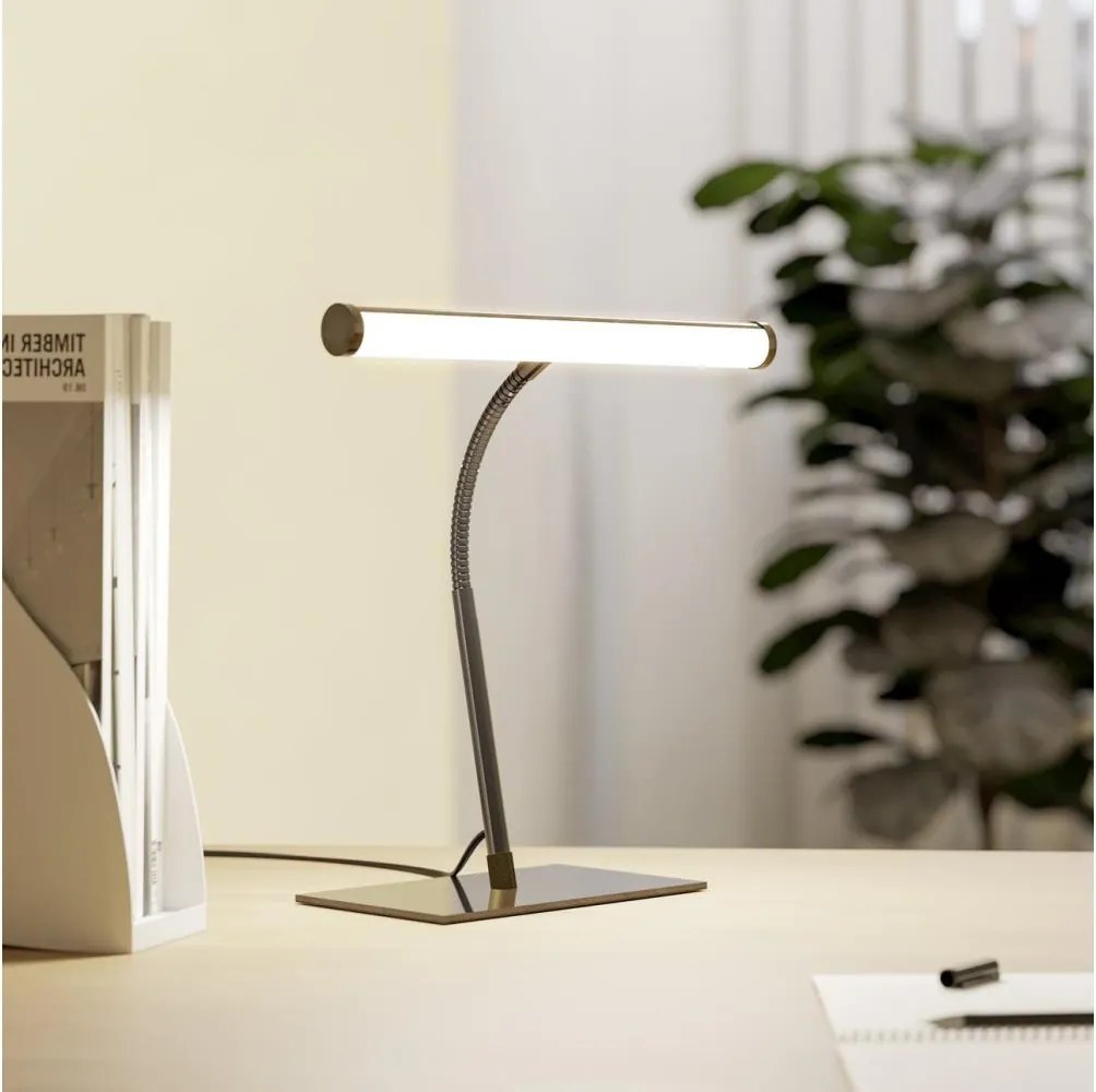 Eglo 901981 - димируема LED настолна лампа RICCIONE LED/5W/230V 2700/4000/6500K черна