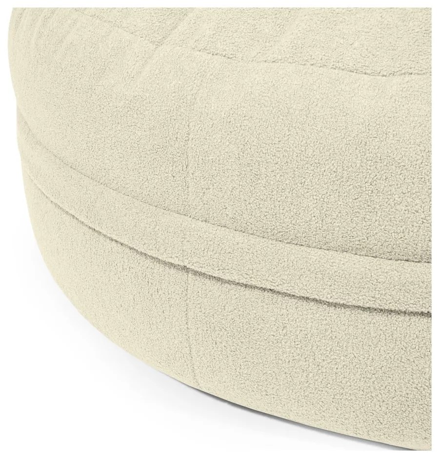 Светлосив пуф от букле Roll 135 – SLOWDOWN