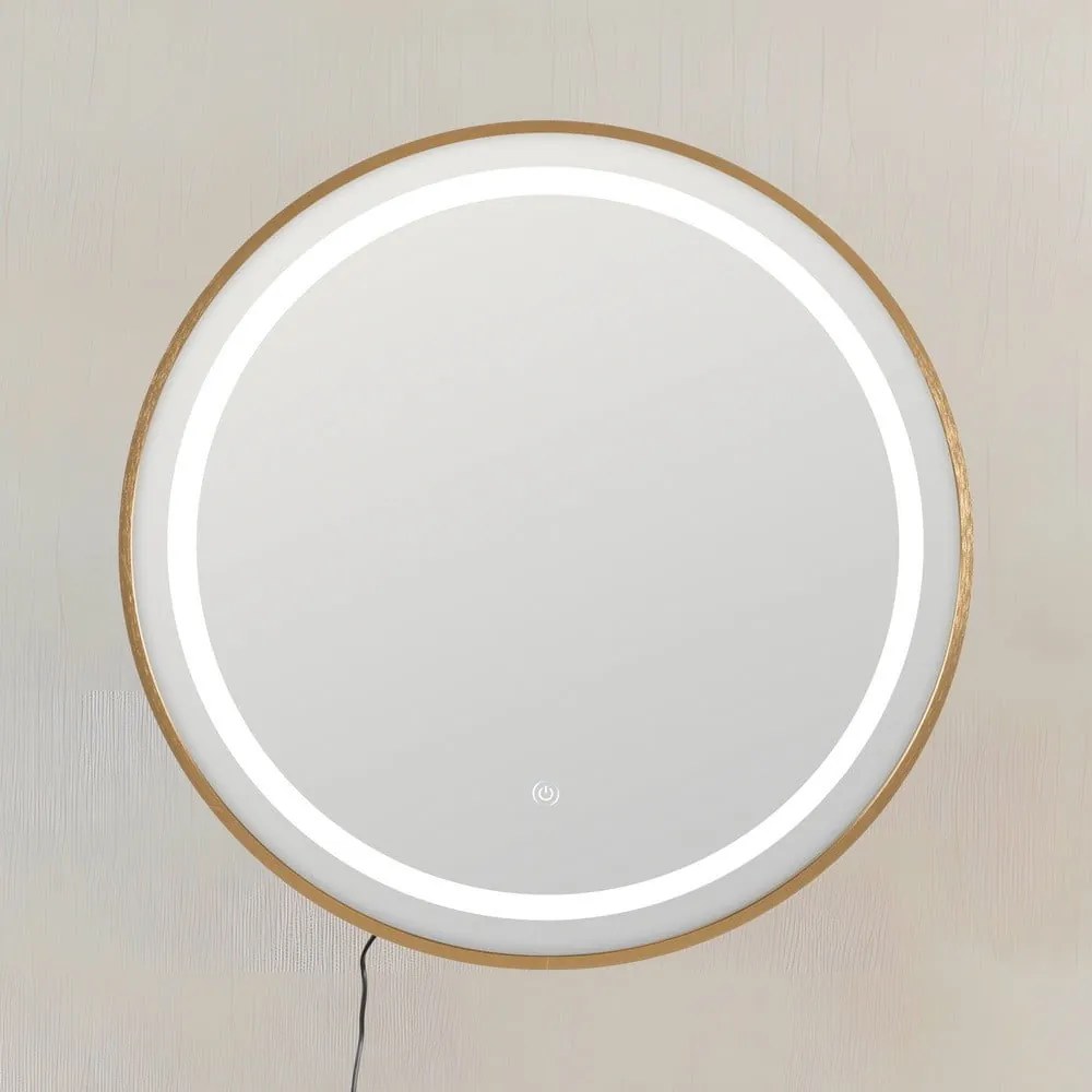 Стенно огледало със светлина 60x60 cm – Ixia