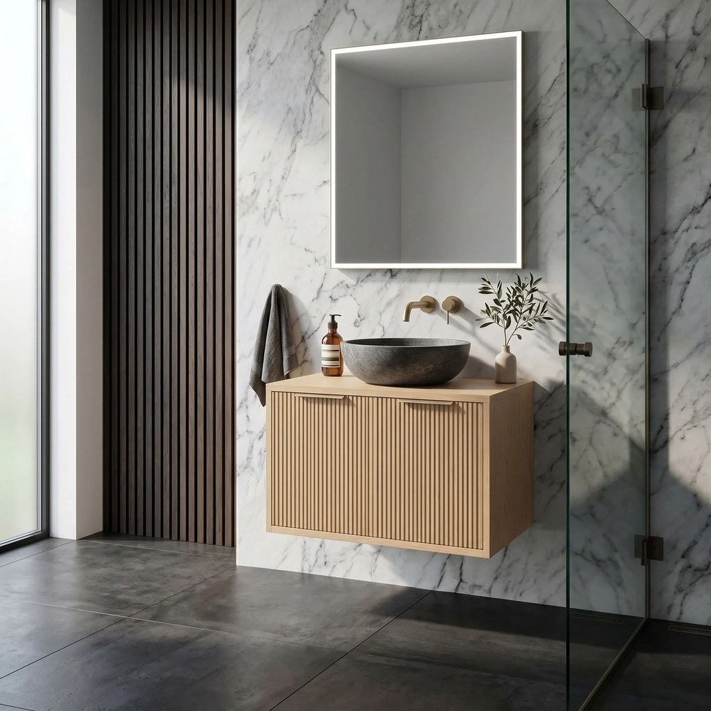 Шкаф за мивка Rea Core 60cm Beige