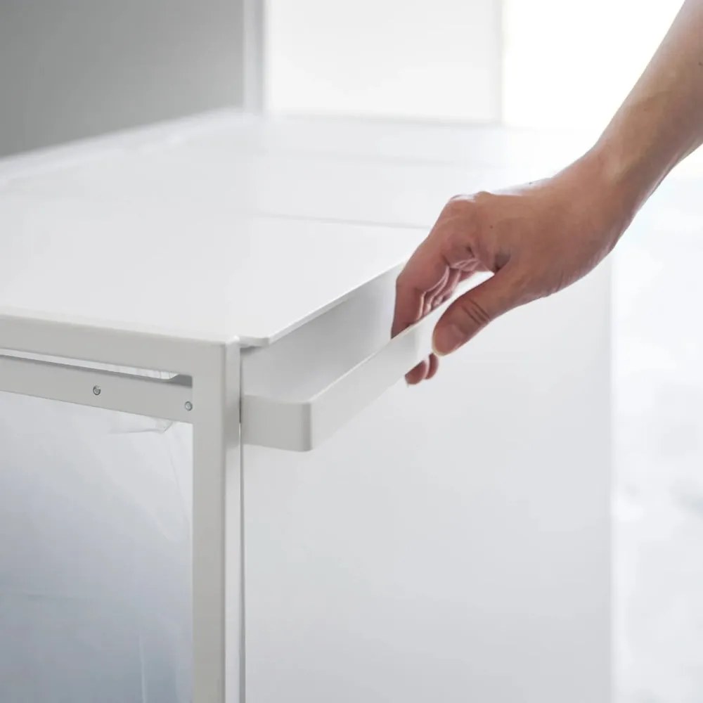 Бяло метално кошче за рециклиране Tower – YAMAZAKI