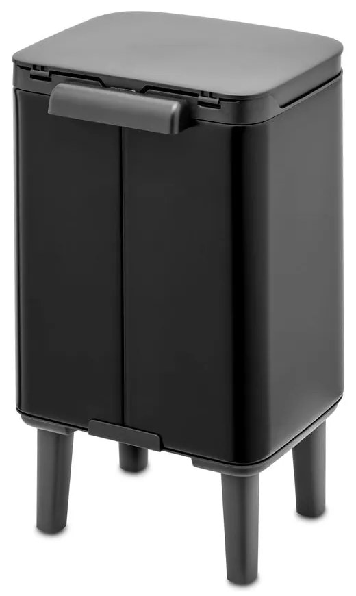 Матово черно стоманено кошче за боклук 4 l Bo Hi – Brabantia