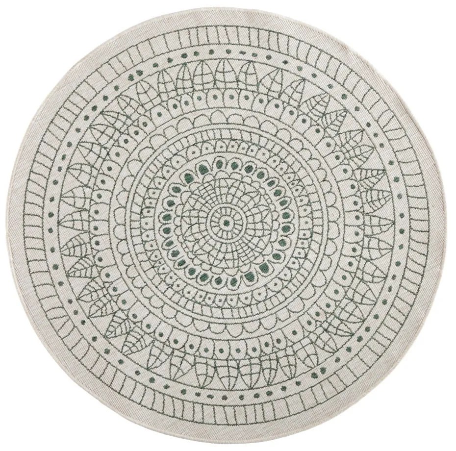 Зелен килим за открито, ø 140 cm Porto - NORTHRUGS