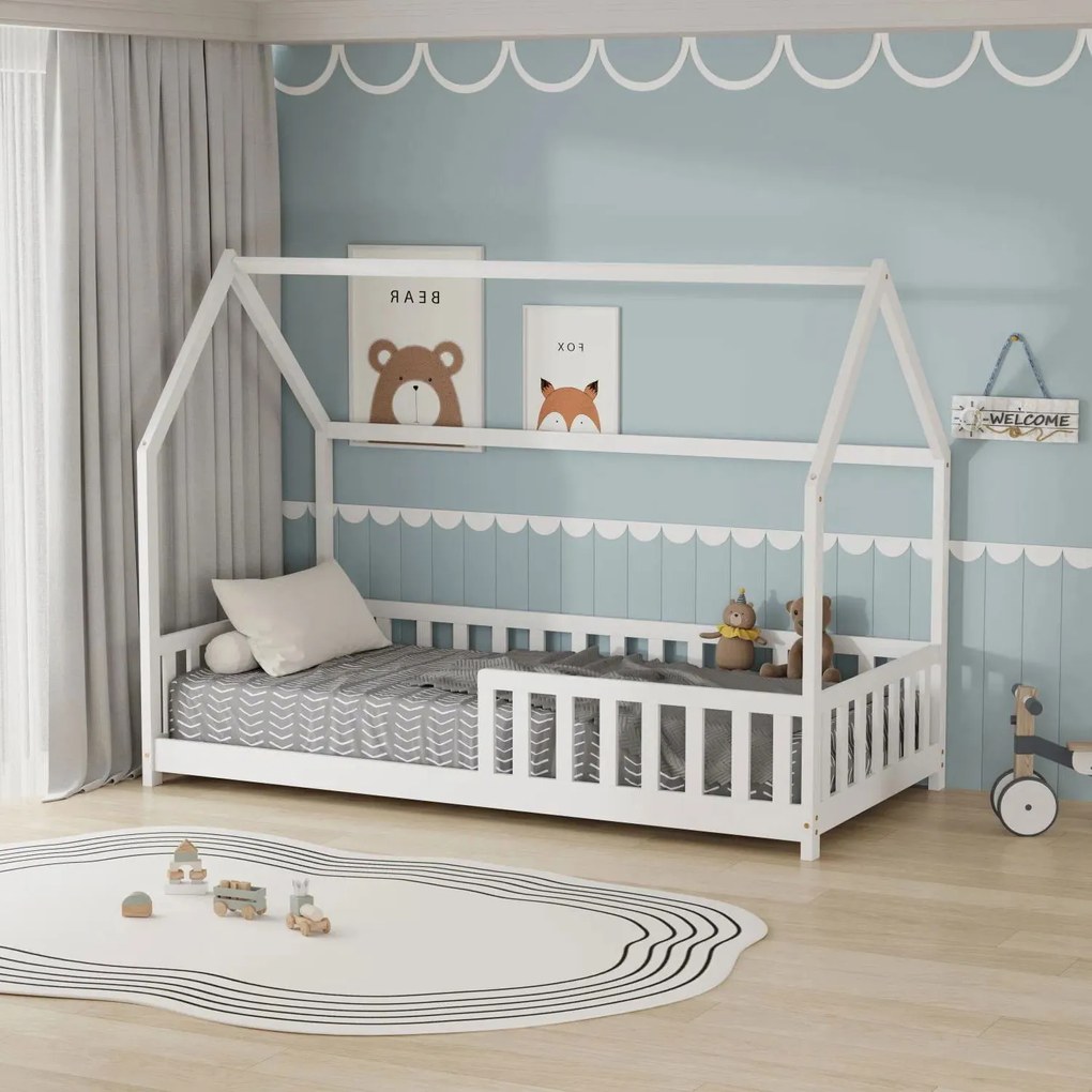 Детско легло Davie-бял-90x190