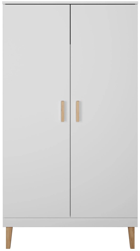 Гардероб Kubi - бял
