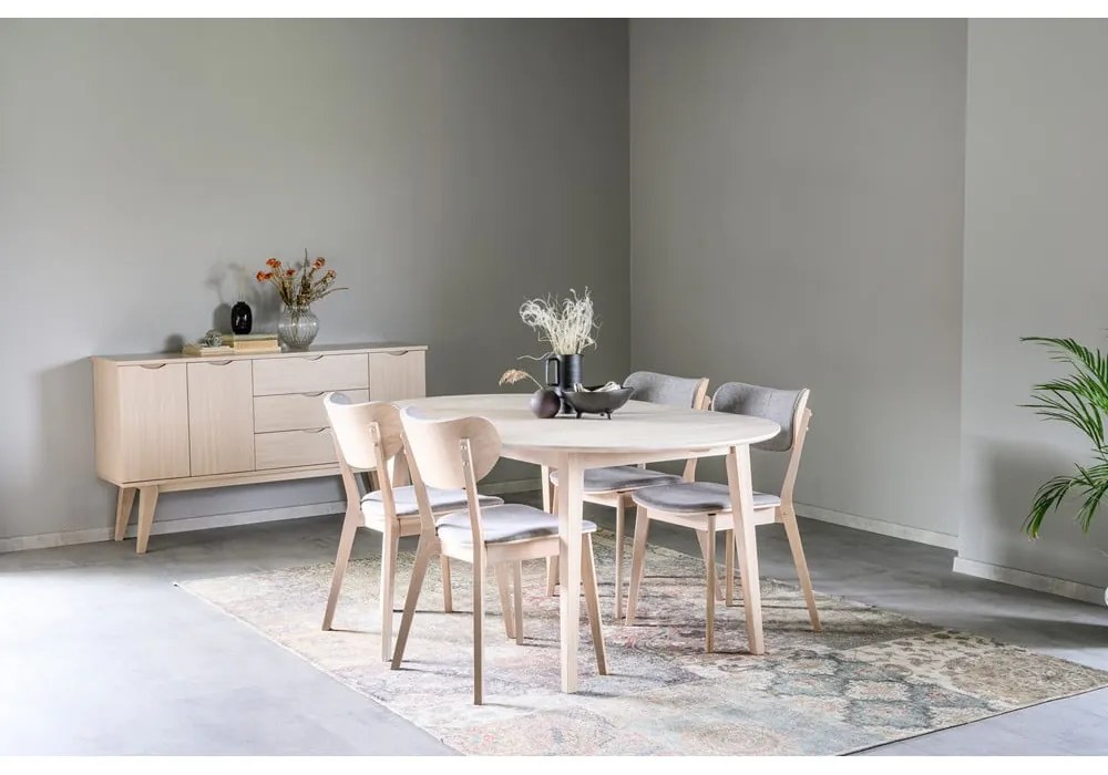 Сиви трапезни столове в комплект от 2 броя Kato - Rowico