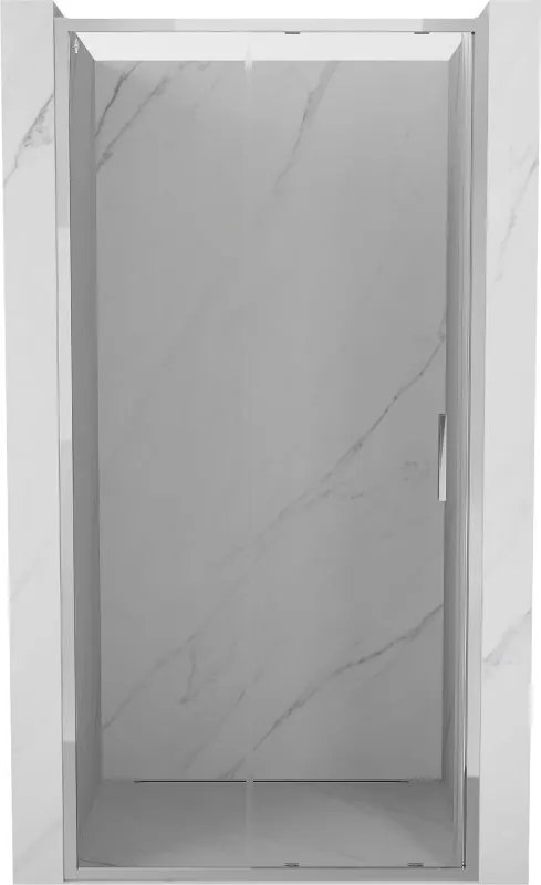 Mexen Exo плъзгащи се душ врати 125 см, прозрачни, хром - 8151-125-000-01-00