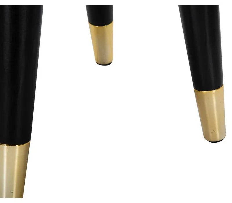 Табуретка от кремаво кадифе Paris - Mauro Ferretti