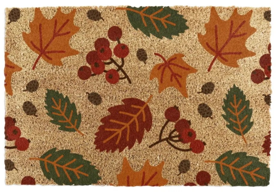 Изтривалка от кокосови влакна 60x90 cm Autumn Leaves – Artsy Doormats