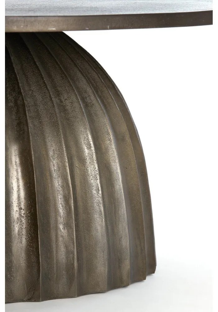 Метална кръгла странична масичка ø 70 cm Veglia – Light & Living