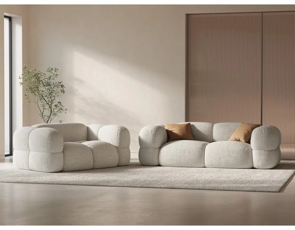 Бежов диван 210 cm Loretto – Cosmopolitan Design