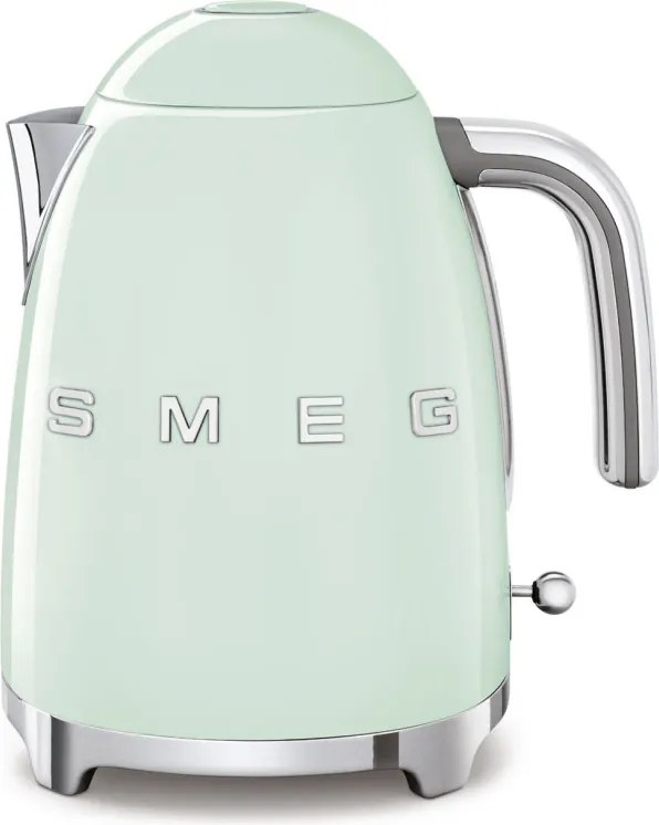 Електрическа кана SMEG KLF03PGEU, 2400 W, 1.7 л, 360° основа, Гланцово покритие, Пастелно зелен