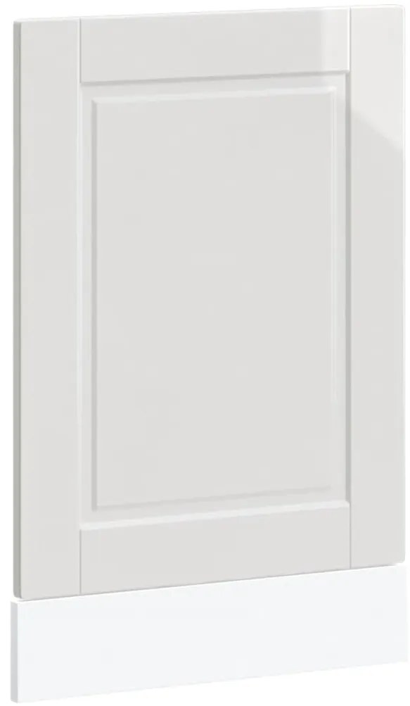 854129 vidaXL Панел за съдомиялна машина, Porto, бял гланц, инженерно дърво