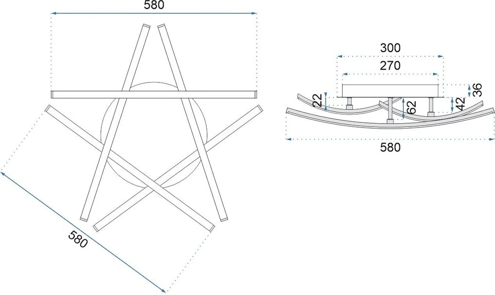 Плафон Star APP399-C