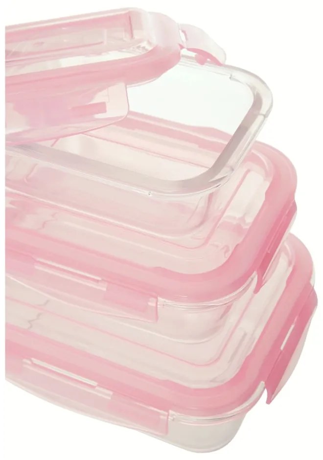 Стъклени буркани за храна 3 бр. Freska - Premier Housewares