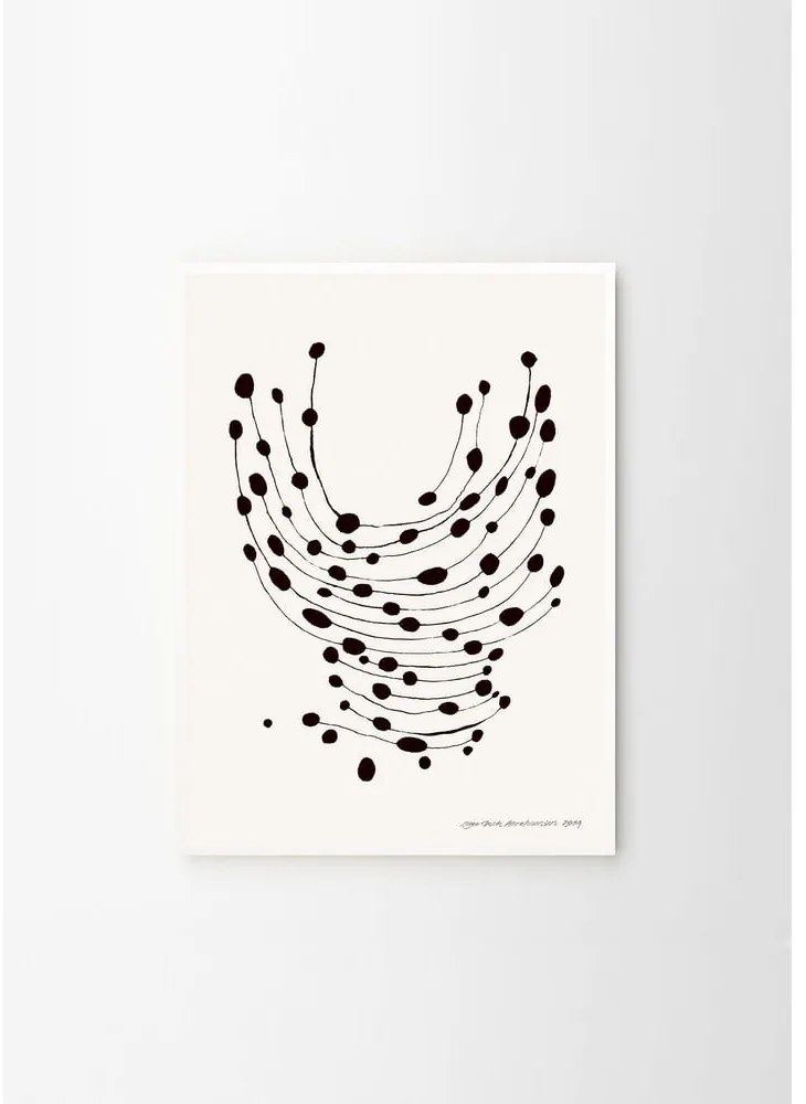 Постер 30x40 cm Dancing Dots – Leise Dich Abrahamsen – The Poster Club
