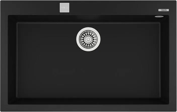 Умивалник ТЕКА гранит ForsSquare 72.40, черен