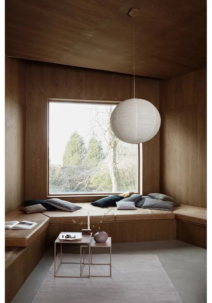 Бежови метални масички за кафе в комплект от 2 броя 40x40 cm Fera - Blomus