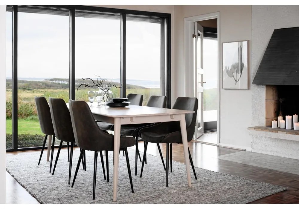 Сгъваема дъбова маса за хранене 180x90 cm Tyler - Rowico