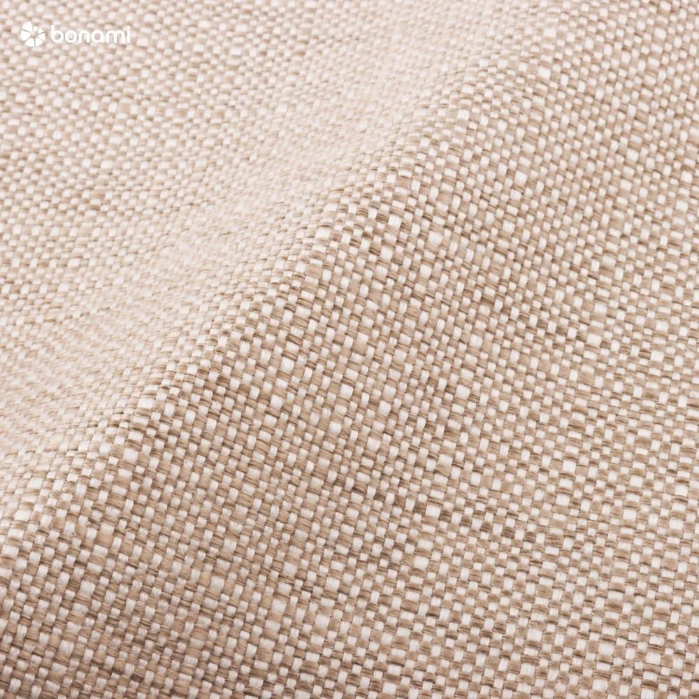 Бежово двойно тапицирано легло с място за съхранение с включена подматрачна рамка 180x200 cm Elizabeth – Micadoni