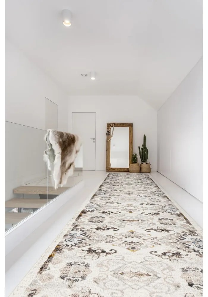 Пътека в цвят слонова кост 80x250 cm Soft Eide – FD