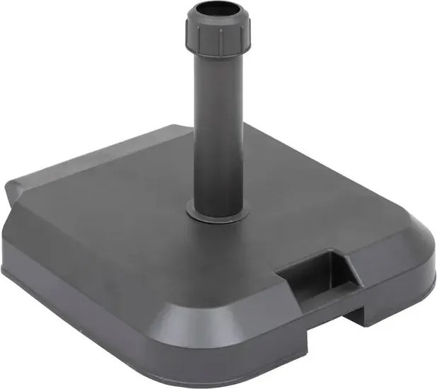 Основа за чадър с колелца Hesperide Opaneo, Черна, 39 kg