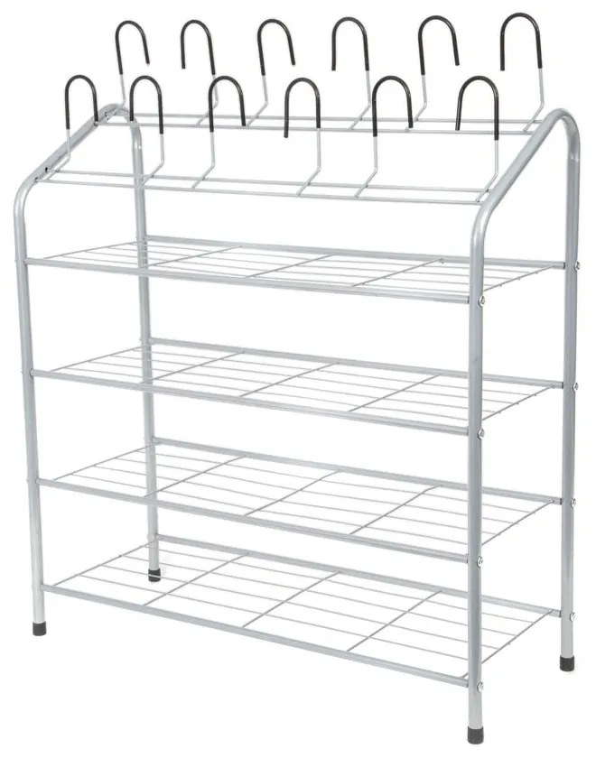 Четириетажна етажерка за обувки с удължител - Compactor