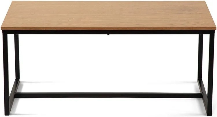 Масичка за кафе от декор от дъб в естествен цвят 47x90 cm Norden – Bonami Essentials