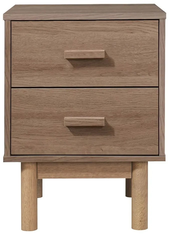 Нощно шкафче от декор от дъб в естествен цвят Melanie – Støraa