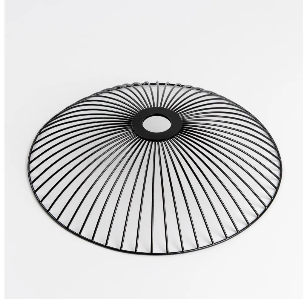 Универсален абажур CURITIBA, Ø 38 см, черен