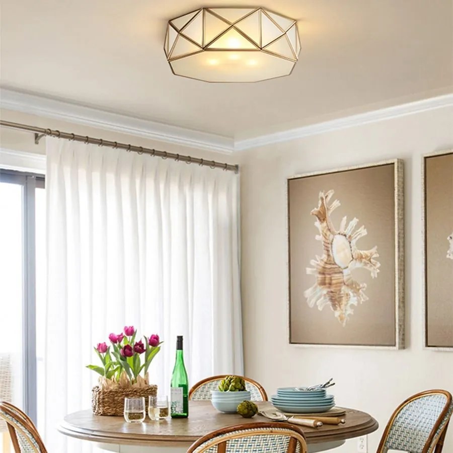 Плафон 45cm APP1239-C Złota