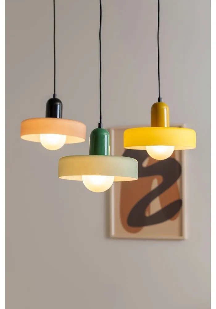 Сиво висящо осветително тяло ø 25 cm Opaco Grato – Leitmotiv