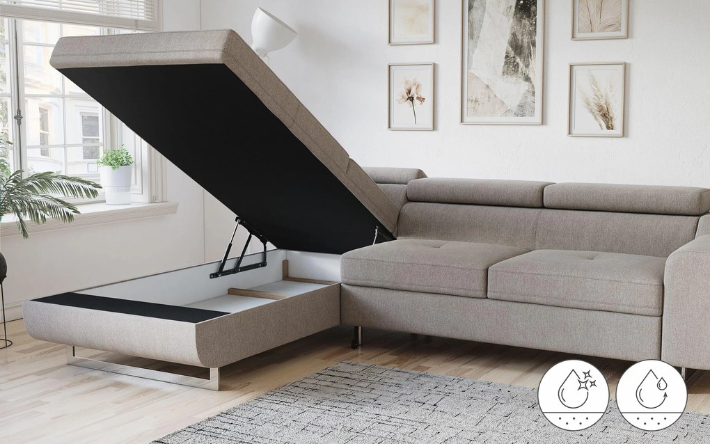 Разтегателен ъглов диван Равена